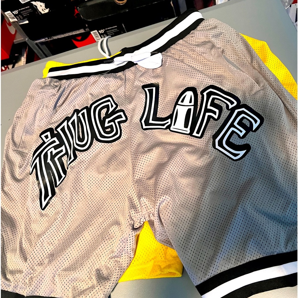 2 Pac “Thug Life” inspired Shorts